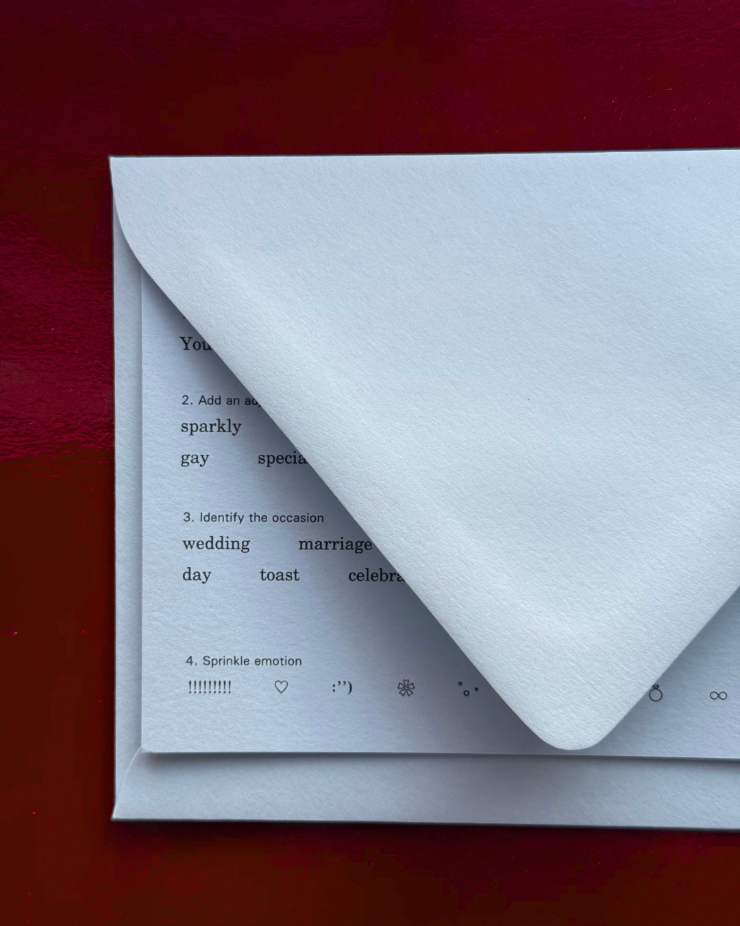 The Everything Wedding Card