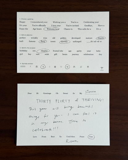 The Everything Birthday Card
