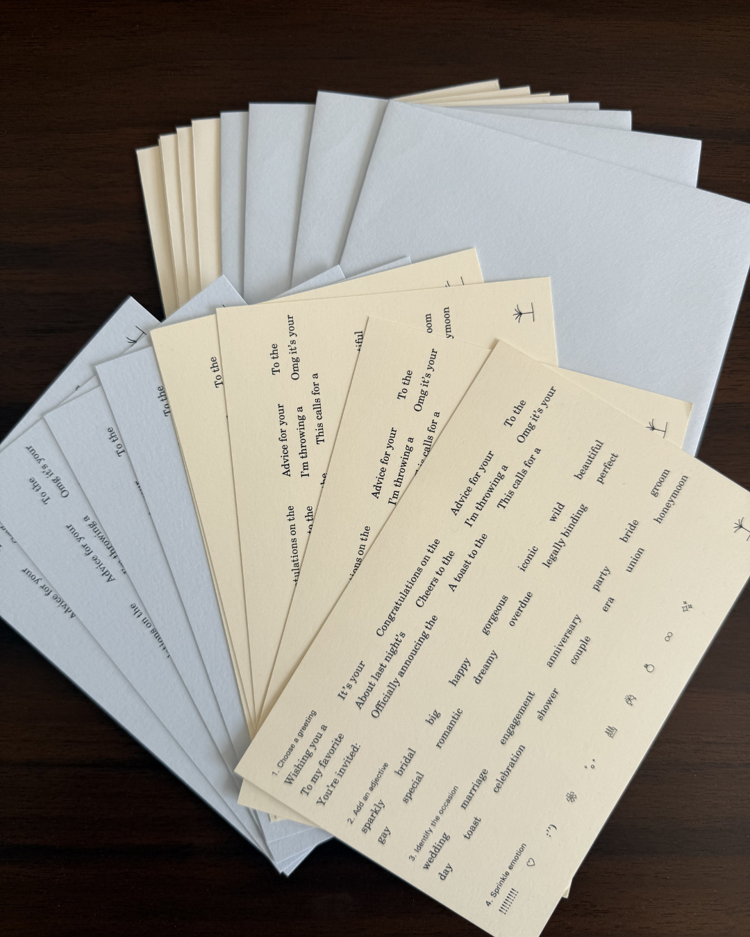 The Everything Wedding Card