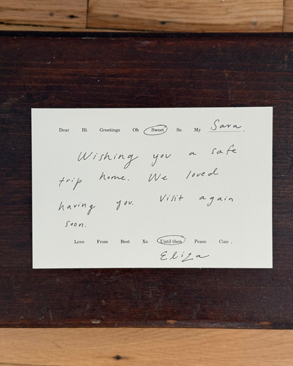 The Everything Card (set of 10)