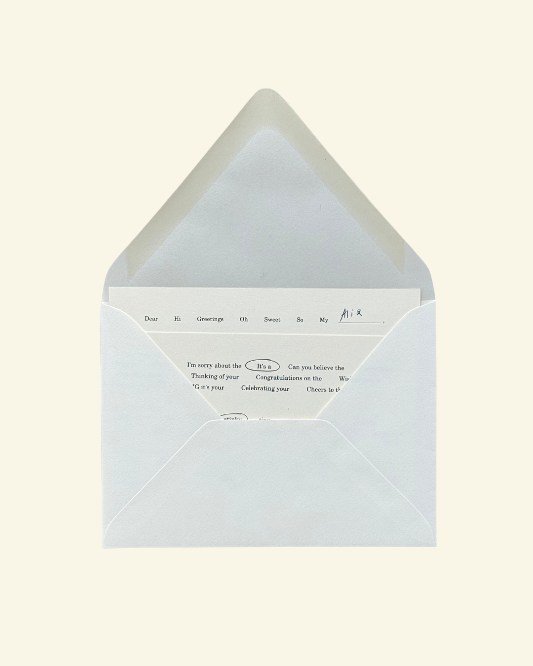 The Everything Card (set of 10)